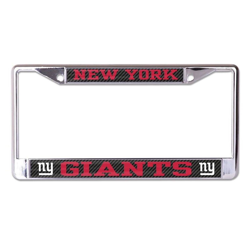 NFL New York Giants WinCraft Carbon License Plate Frame