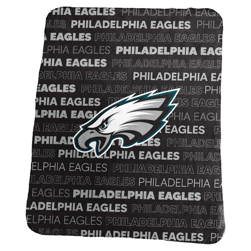 NFL Philadelphia Eagles Logo Brands 50×60 Classic Fleece Blanket