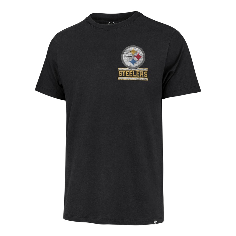 NFL Pittsburgh Steelers ’47 Open Field Franklin T-Shirt – Black