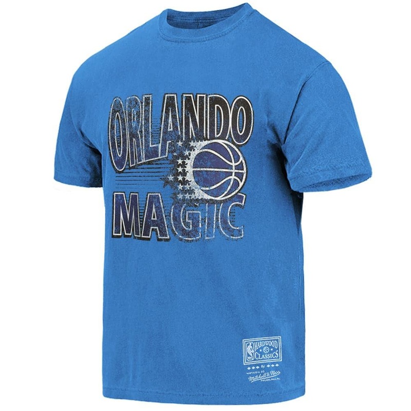 Orlando Magic Mitchell & Ness NBA Incline Stack Vintage T-Shirt – Faded Royal