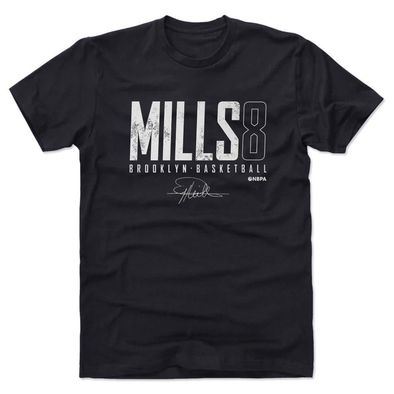Patty Mills Brooklyn Nets 500 Level NBA Elite T-Shirt – Black