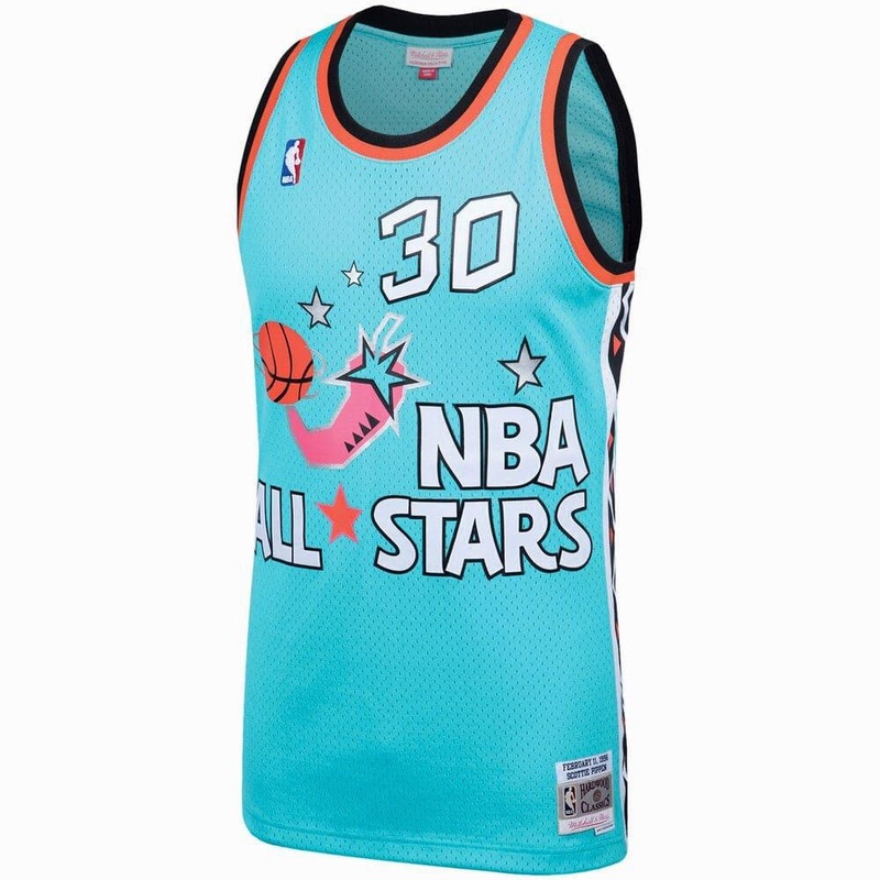 Scottie Pippen Chicago Bulls Mitchell & Ness NBA 96-97 All Star Swingman Jersey – Teal