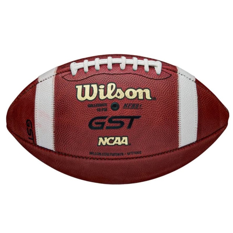 Wilson NCAA GST College Football Full Size Leather Game Ball