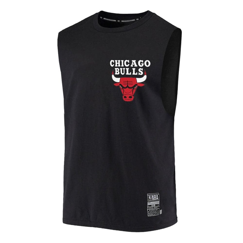 Youths Chicago Bulls NBA Essentials Flip/Flip Muscle Tank – Black