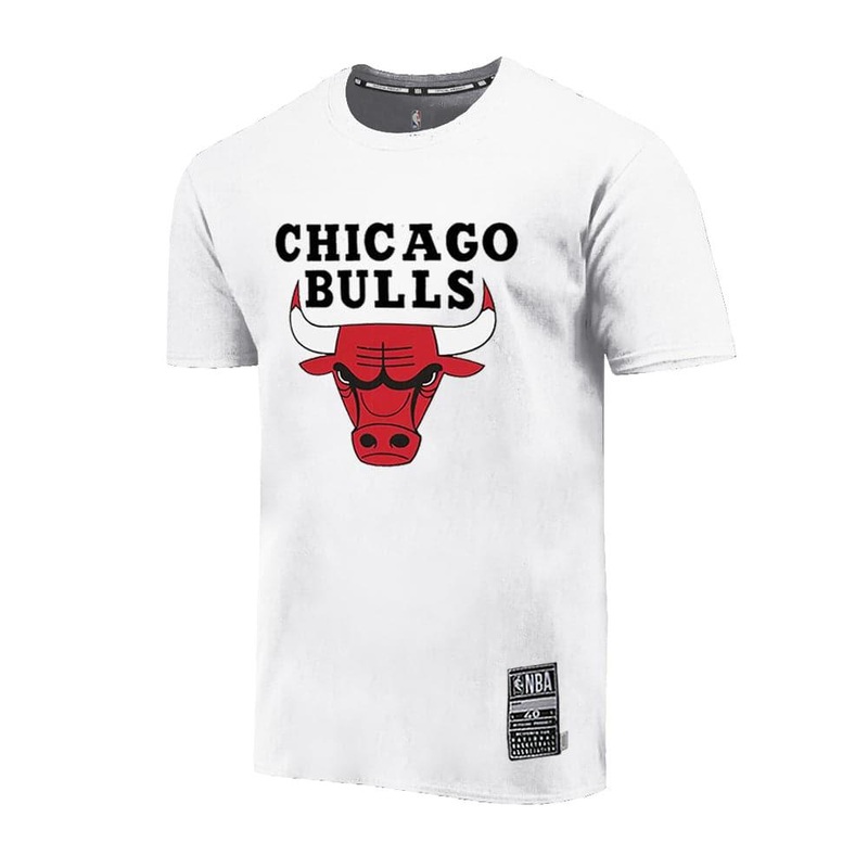 Youths Chicago Bulls NBA Essentials Team Logo T-Shirt – White