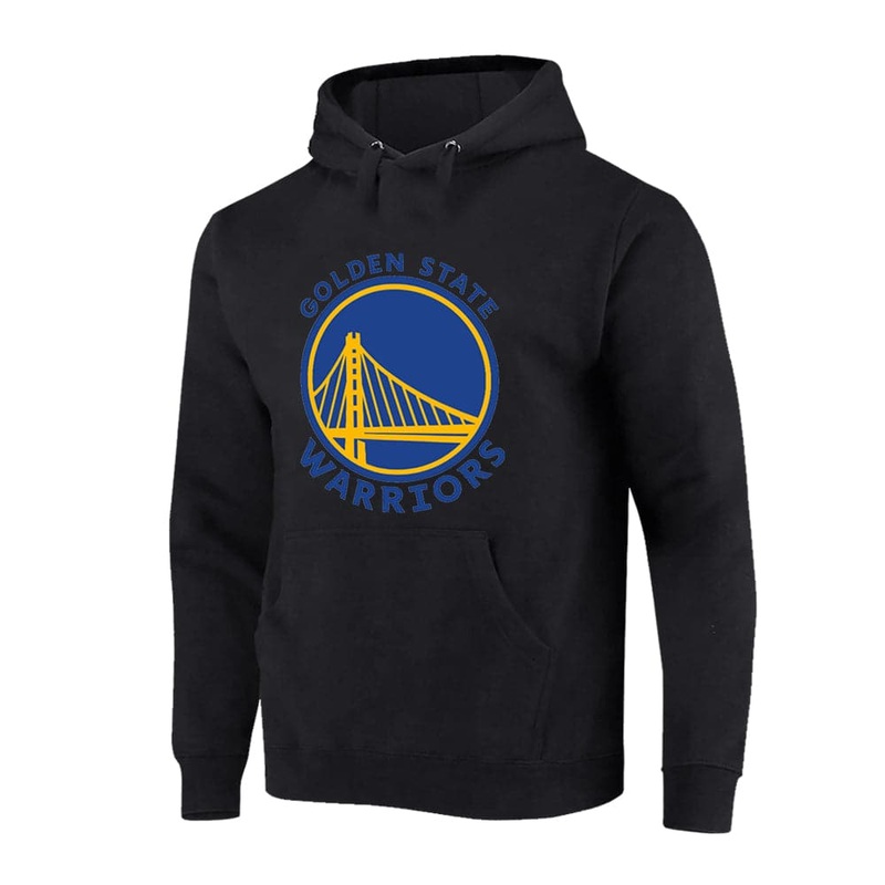Youths Golden State Warriors NBA Essentials Team Logo Hoodie Jumper – Black