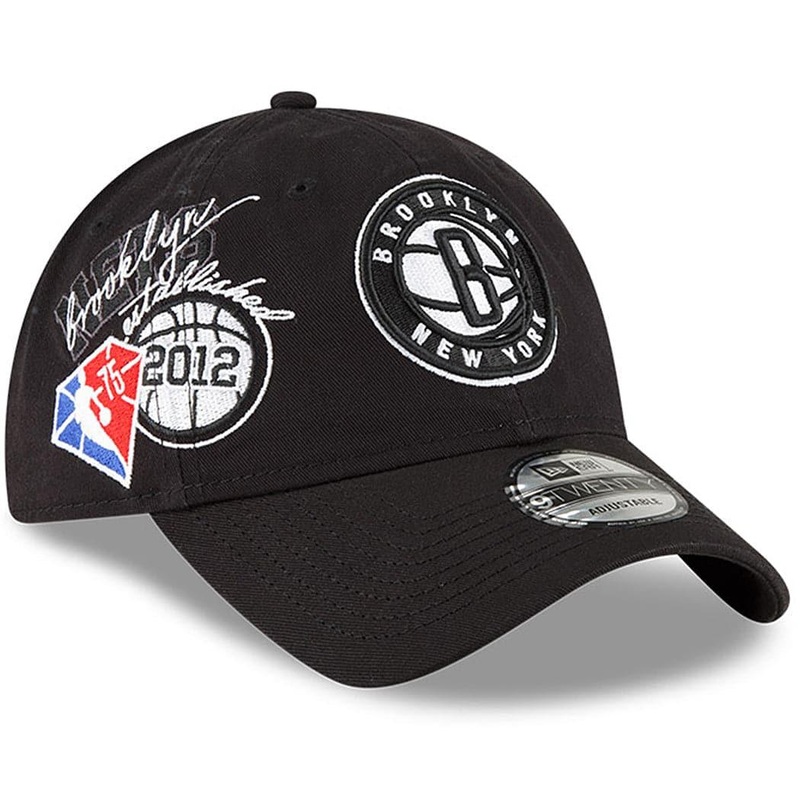 Brooklyn Nets New Era NBA 21-22 Back Half 9TWENTY Hat – Black