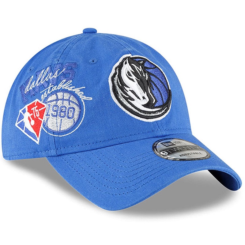 Dallas Mavericks New Era NBA 21-22 Back Half 9TWENTY Hat – Blue