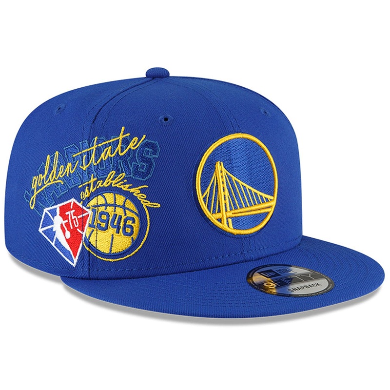 Golden State Warriors New Era NBA 21-22 Back Half 9FIFTY Snapback Hat – Blue