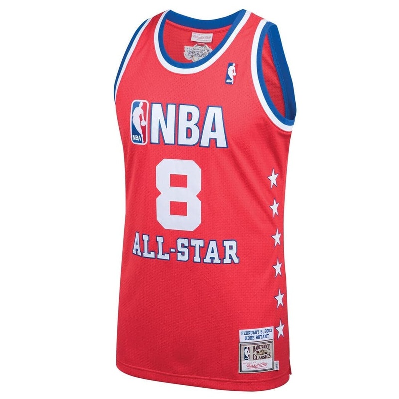 Kobe Bryant Los Angeles Lakers Mitchell & Ness NBA 03 All Star Authentic Jersey – Red
