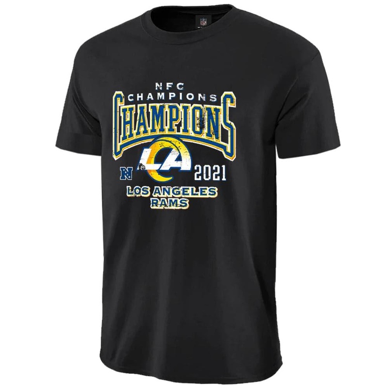 Los Angeles Rams NFL 2022 NFC Conference Champions T-Shirt – Black
