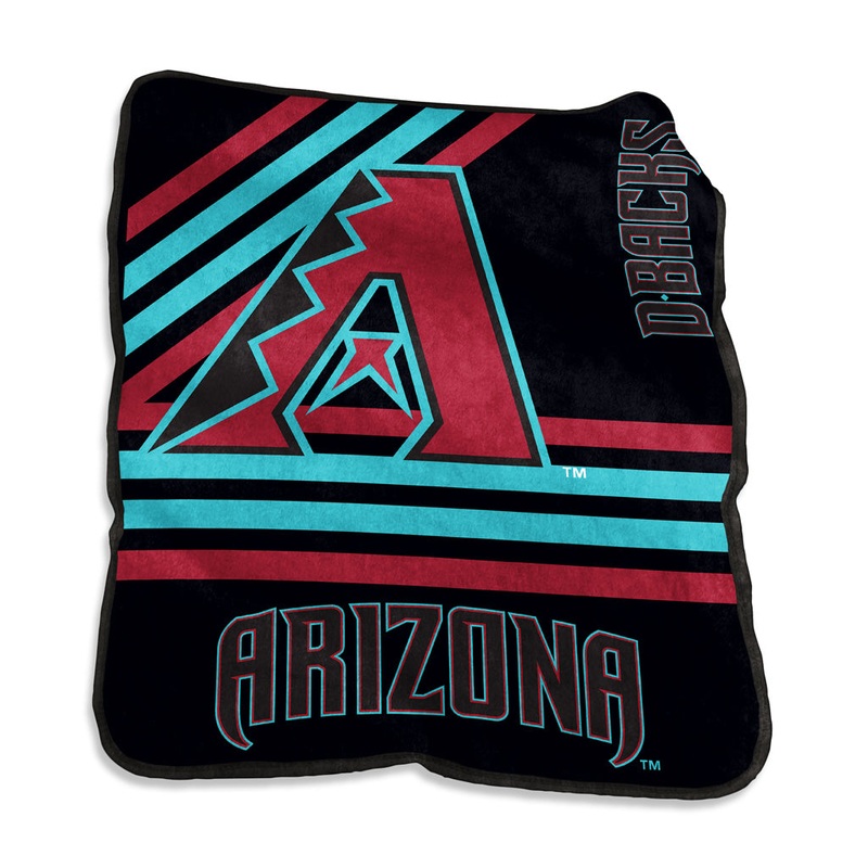 MLB Arizona Diamondbacks Logo Brands 50×60 Raschel Blanket