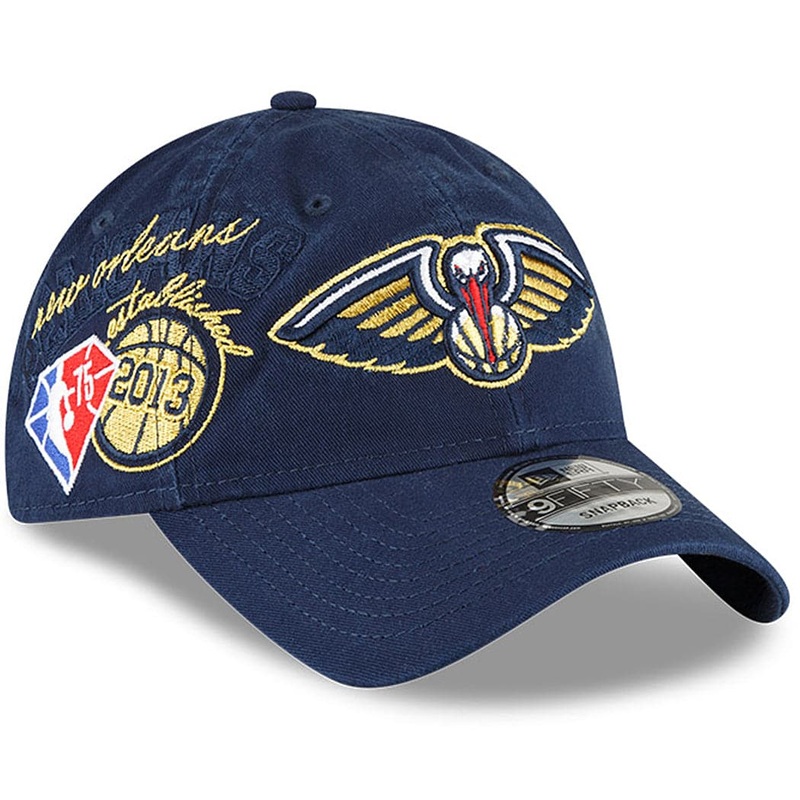 New Orleans Pelicans New Era NBA 21-22 Back Half 9TWENTY Hat – Navy