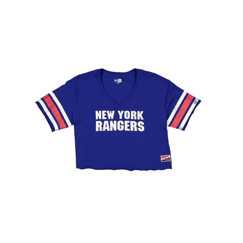 New York Rangers Throwback Cropped Women’s T-Shirt