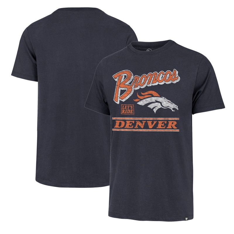 NFL Denver Broncos ’47 Fly By Franklin T-Shirt – Navy