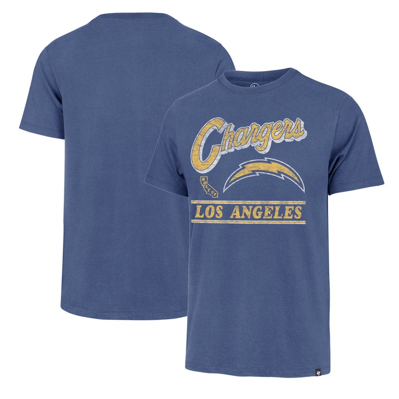 NFL Los Angeles Chargers ’47 Fly By Franklin T-Shirt – Blue