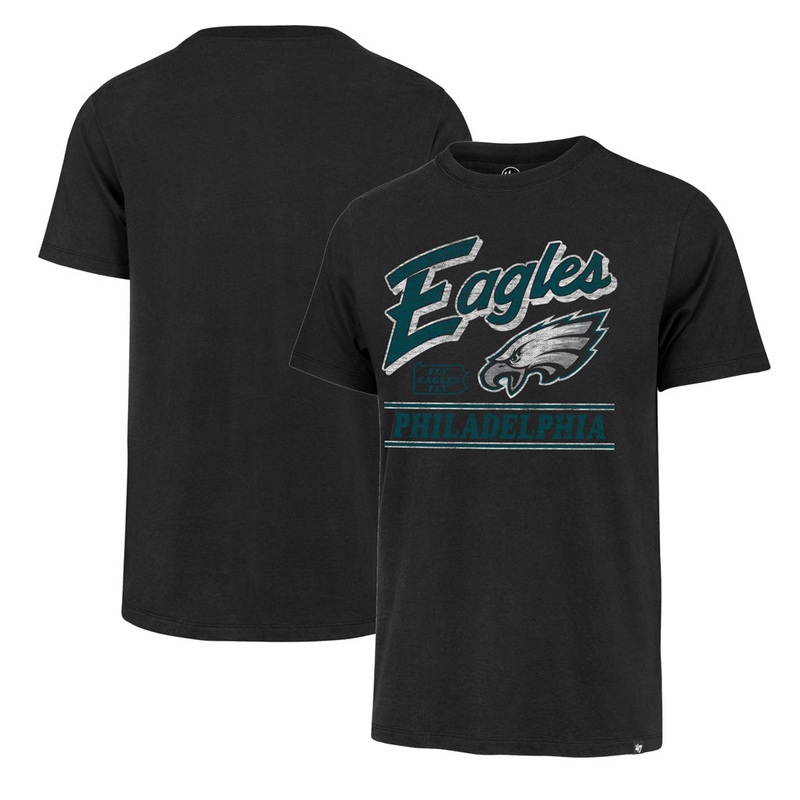 NFL Philadelphia Eagles ’47 Fly By Franklin T-Shirt – Black