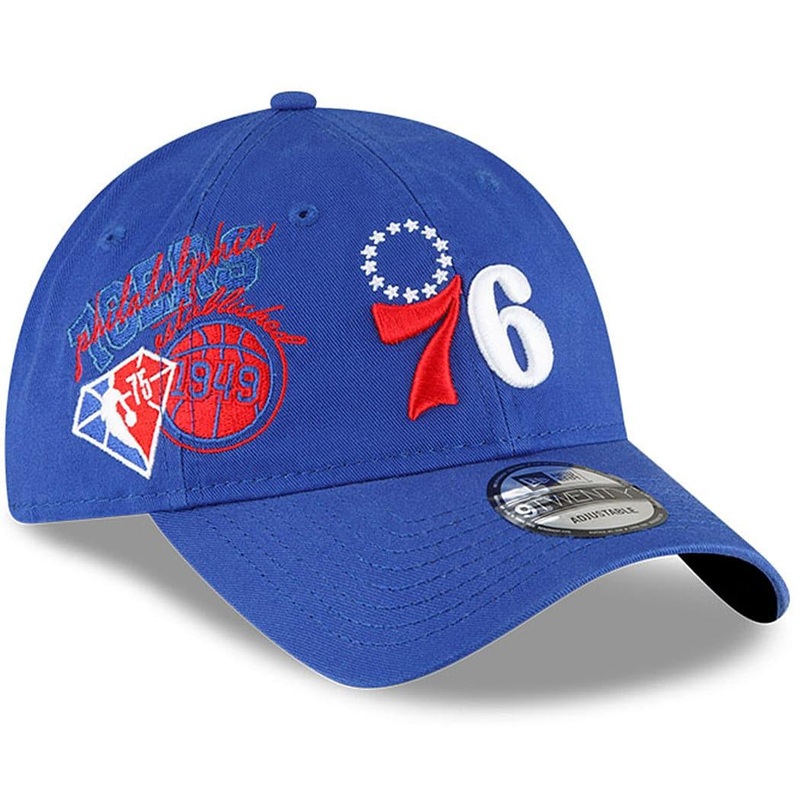 Philadelphia 76ers New Era NBA 21-22 Back Half 9TWENTY Hat – Blue