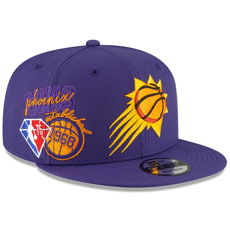 Phoenix Suns New Era NBA 21-22 Back Half 9FIFTY Snapback Hat – Purple