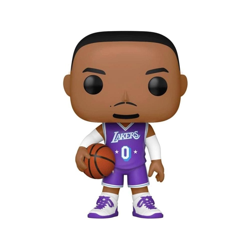Russell Westbrook Los Angeles Lakers Funko NBA 21-22 City Edition Pop Figure – Purple