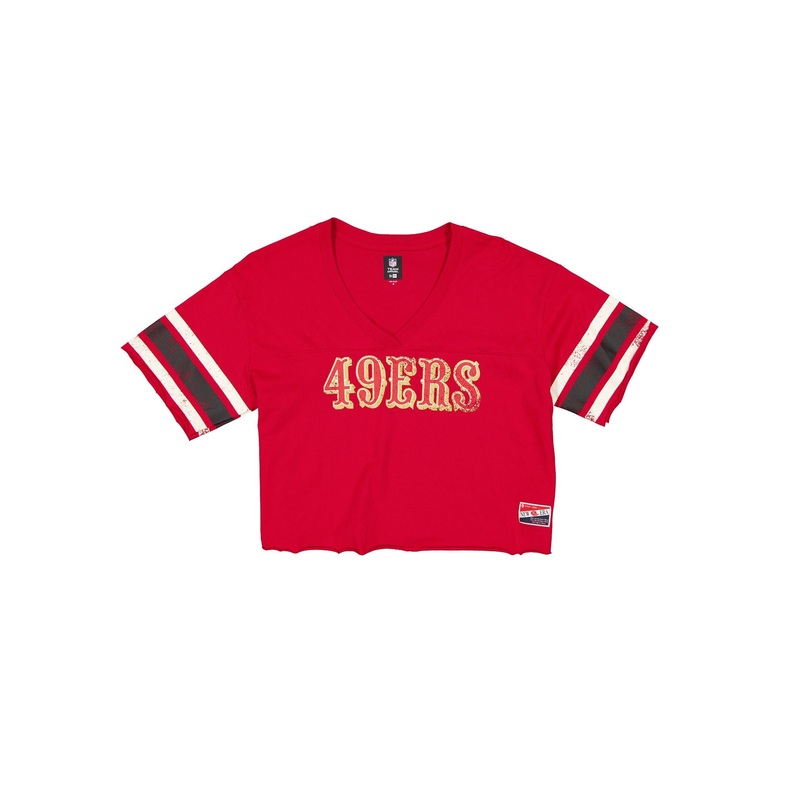 San Francisco 49ers Throwback Cropped Women’s T-Shirt