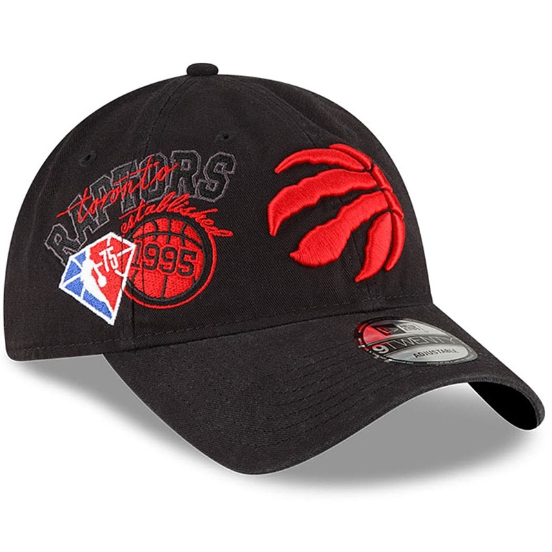 Toronto Raptors New Era NBA 21-22 Back Half 9TWENTY Hat – Black