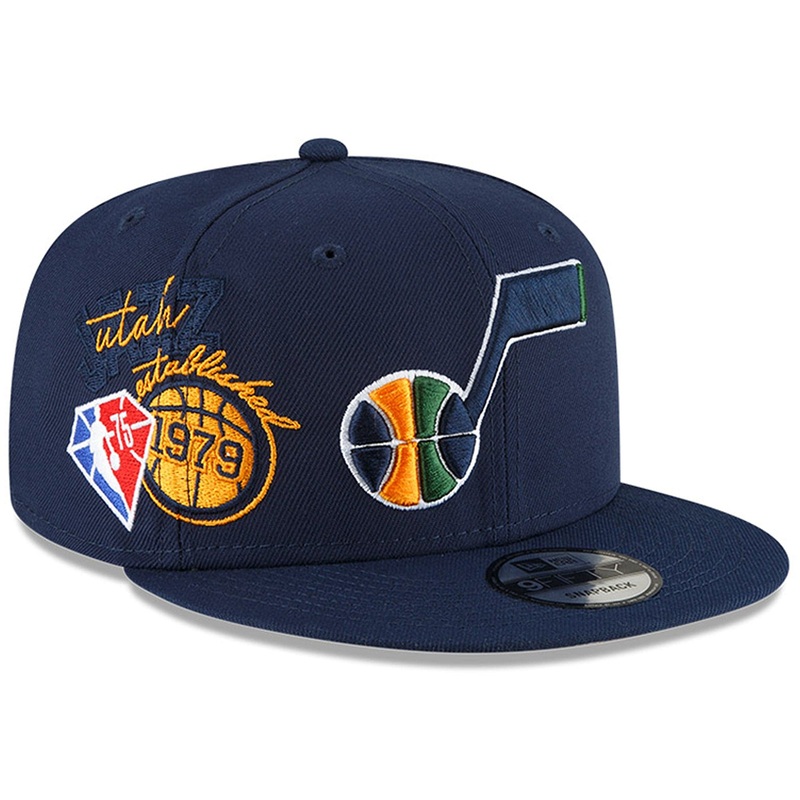 Utah Jazz New Era NBA 21-22 Back Half 9FIFTY Snapback Hat – Navy
