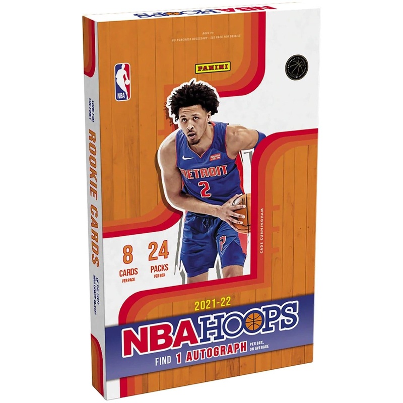 2021-22 NBA Panini Hoops Basketball Hobby Trading Card Box