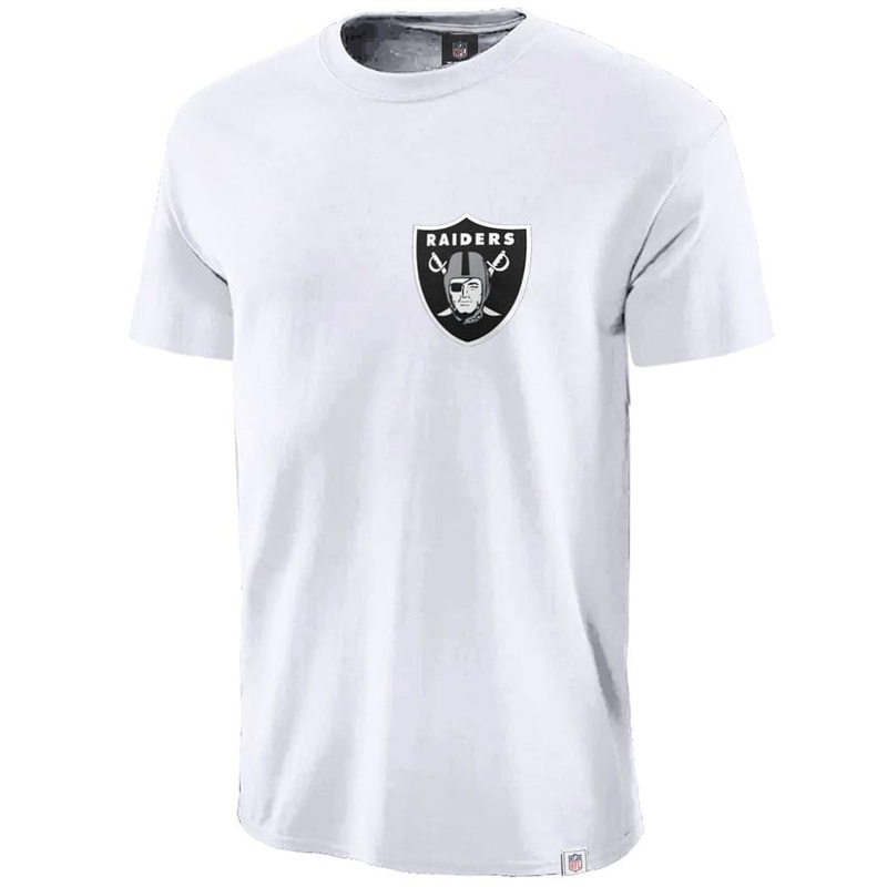 Las Vegas Raiders Majestic NFL Jeaner T-Shirt – White