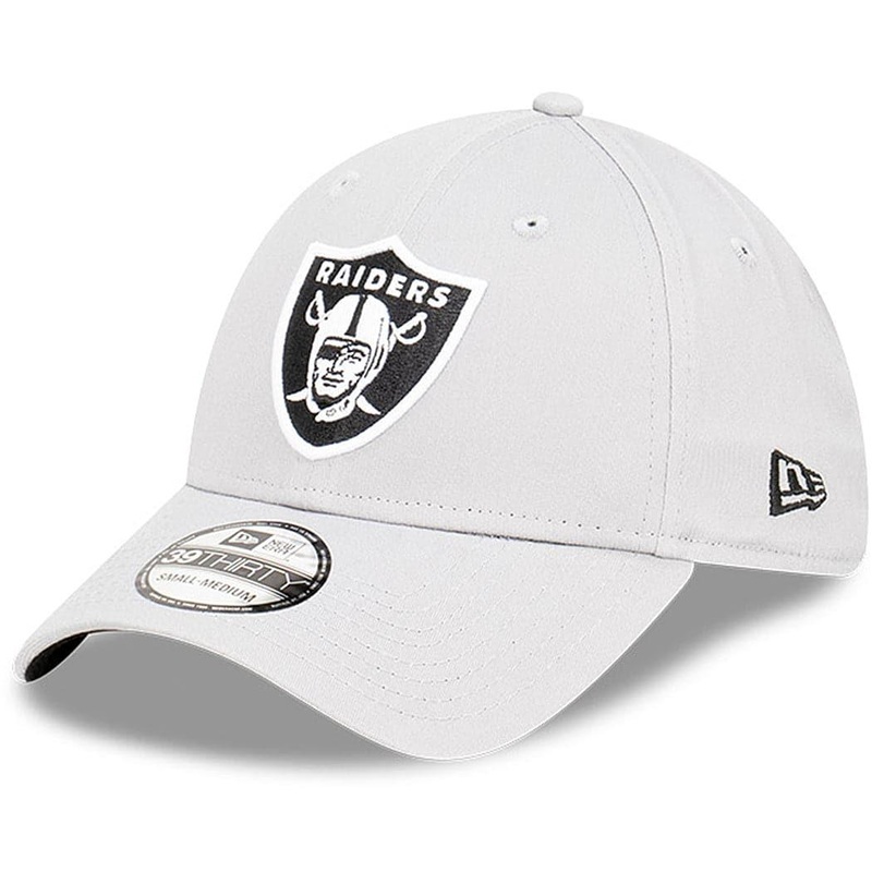 Las Vegas Raiders New Era NFL Team Storm 39THIRTY Flex Fit Hat – Grey