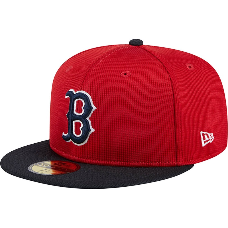 MLB Boston Red Sox New Era 2025 Batting Practice 59FIFTY Fitted Hat – Red