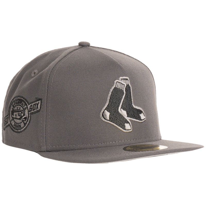 MLB Boston Red Sox New Era Carbon A-Frame 59FIFTY Fitted Hat