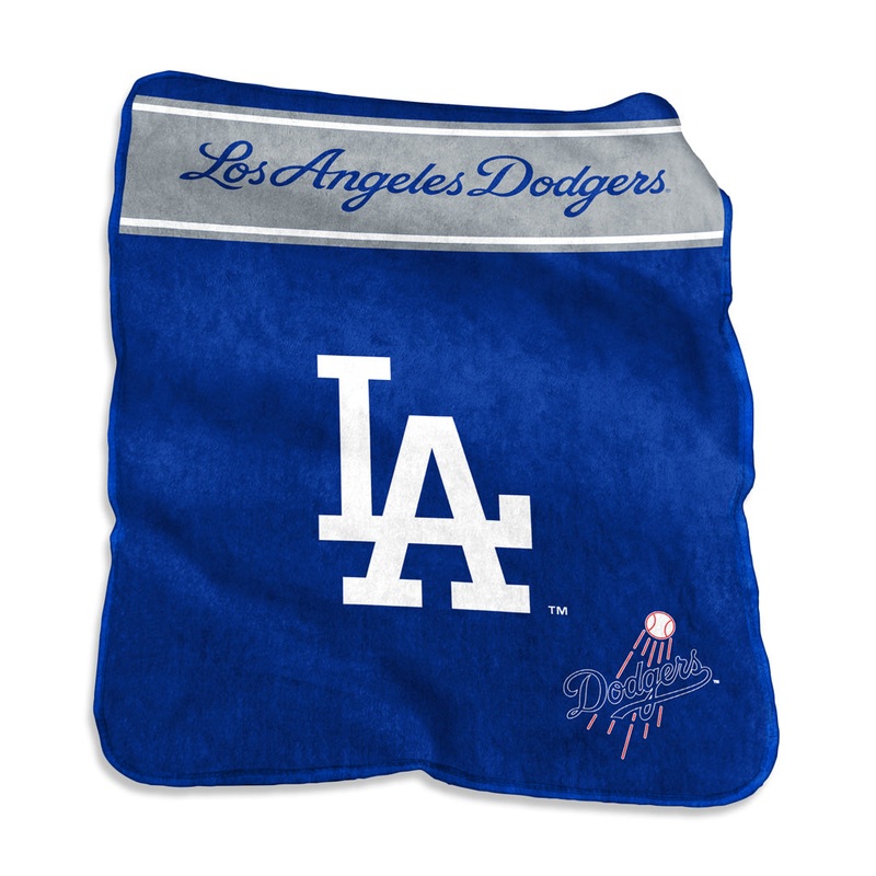 MLB Los Angeles Dodgers Logo Brands 60×80 Raschel