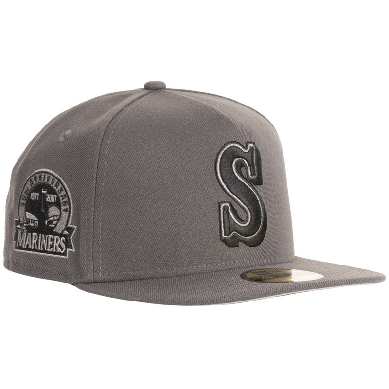 MLB Seattle Mariners New Era Carbon A-Frame 59FIFTY Fitted Hat
