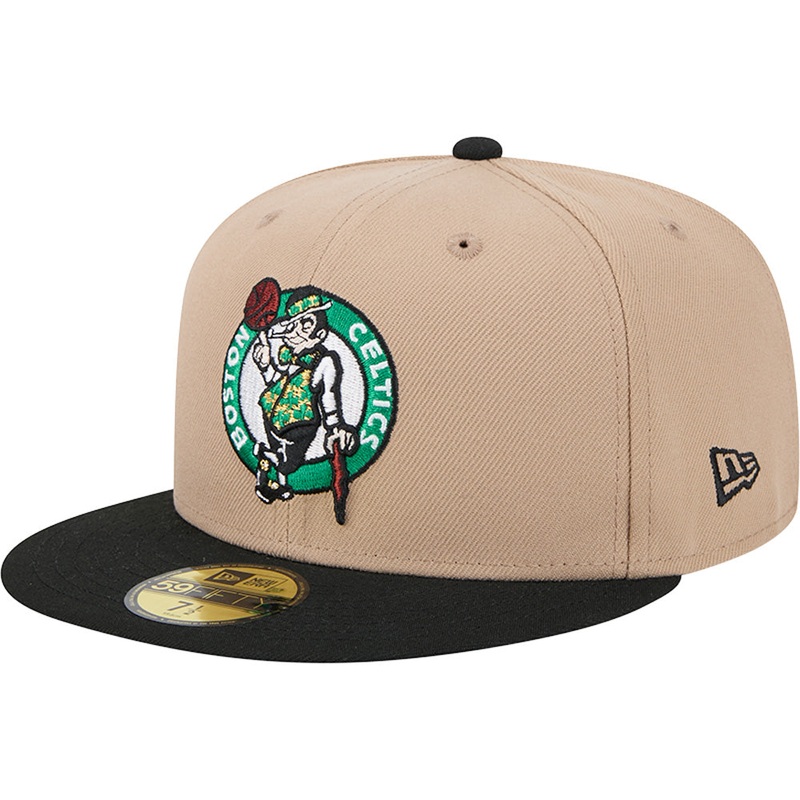 NBA Boston Celtics New Era Camel 59FIFTY Fitted Hat