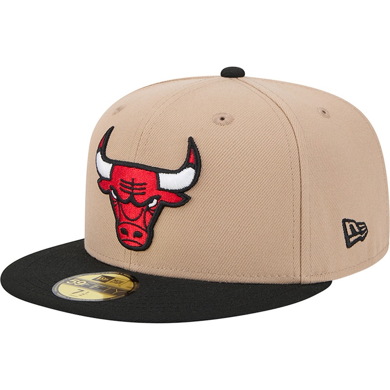 NBA Chicago Bulls New Era Camel 59FIFTY Fitted Hat – Camel