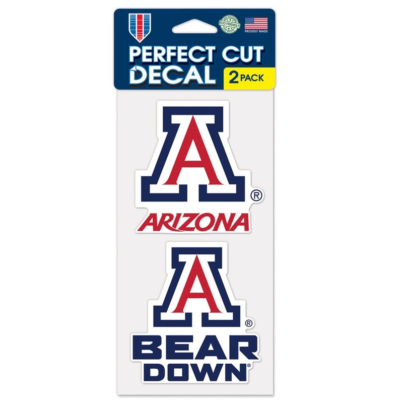NCAA Arizona Wildcats WinCraft 4″ x 8″ Slogan Decal Pack