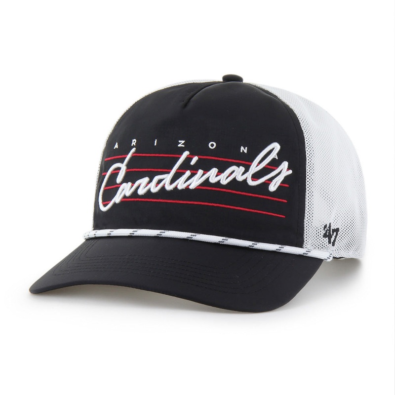 NFL Arizona Cardinals ’47 Downburst Mesh Hitch Adjustable Hat – Black