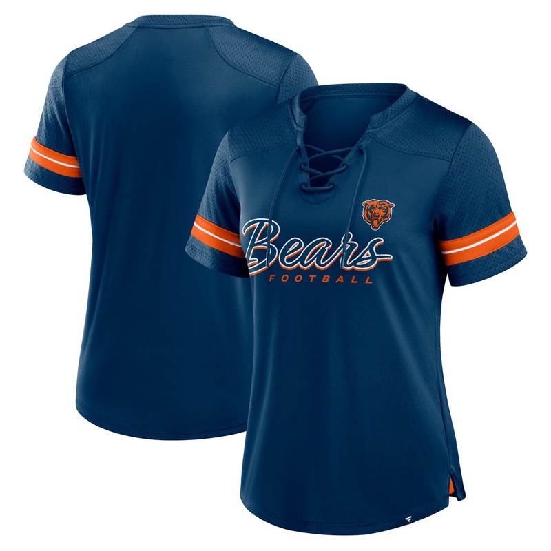 NFL Chicago Bears Fanatics Women’s Play Script Lace-Up Top
