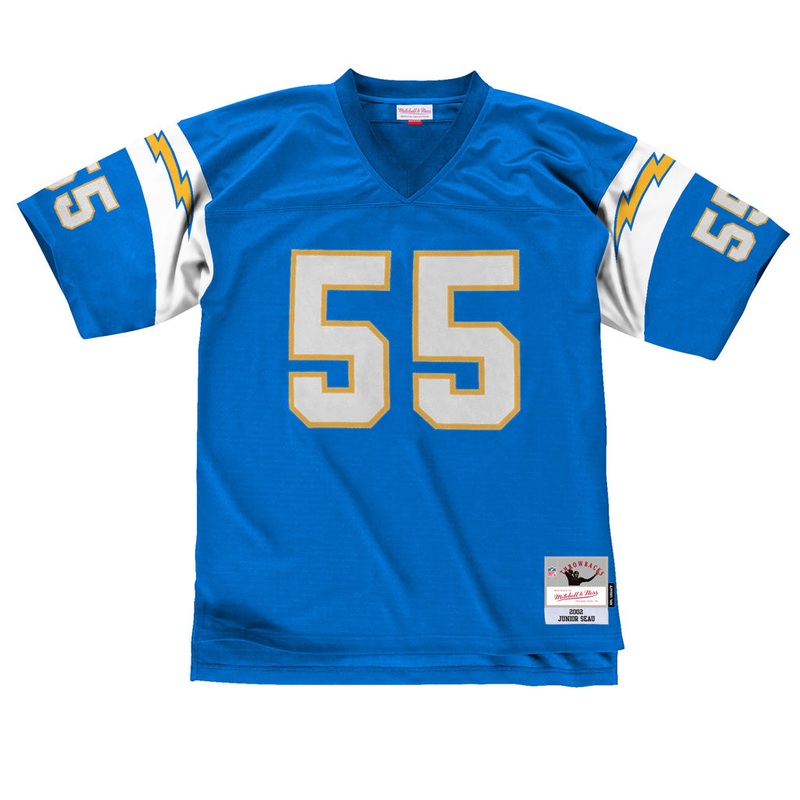 NFL San Diego Chargers Junior Seau Mitchell & Ness ’02 Legacy Jersey