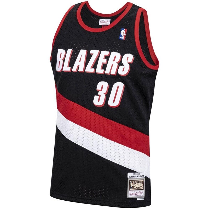 Rasheed Wallace Portland Trail Blazers Mitchell & Ness NBA 99-00 Swingman Jersey – Black