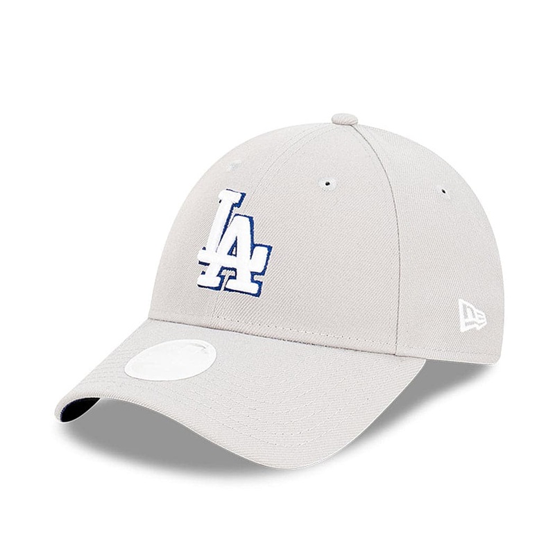 Womens Los Angeles Dodgers New Era MLB Grey Pop 9FORTY Hat – Grey