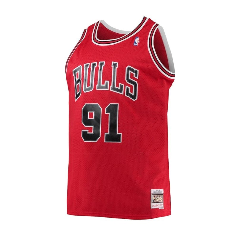 Youths Dennis Rodman Chicago Bulls Mitchell & Ness NBA 97-98 Swingman Jersey – Red