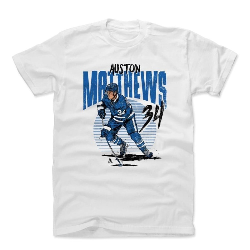 Auston Matthews Toronto Maple Leafs 500 Level NHL Rise T-Shirt – White