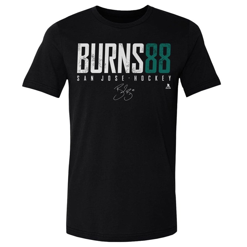 Brent Burns San Jose Sharks 500 Level NHL Elite T-Shirt – Black
