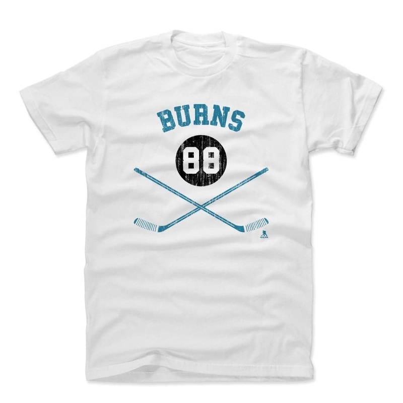 Brent Burns San Jose Sharks 500 Level NHL Sticks T-Shirt – White