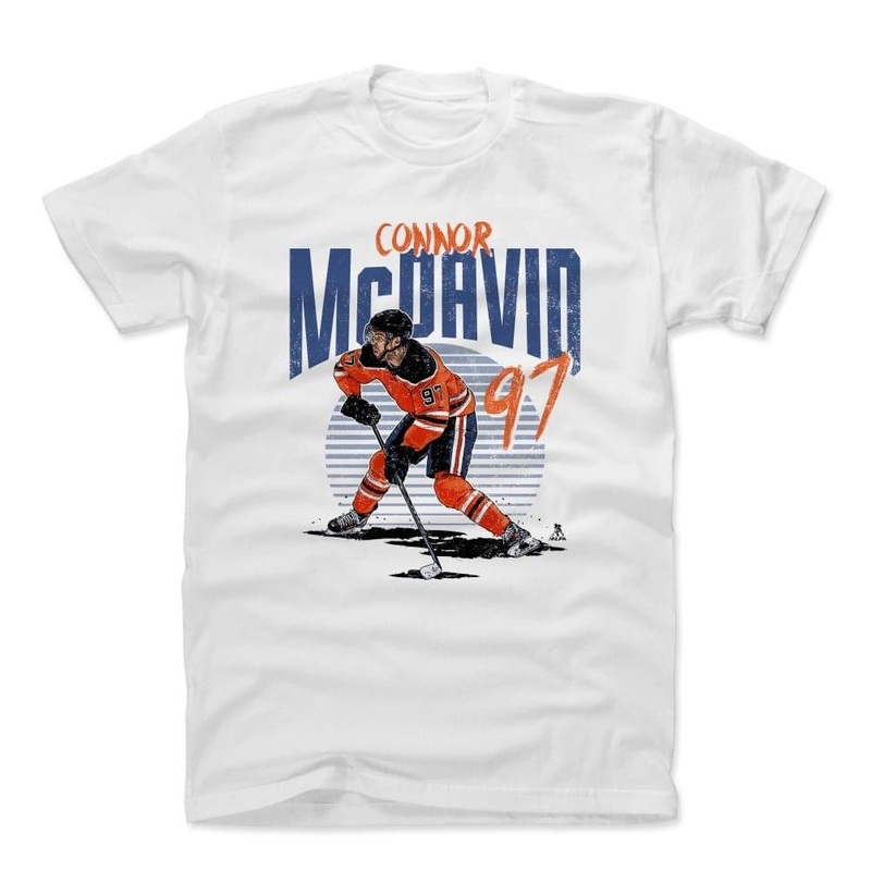 Connor McDavid Edmonton Oilers 500 Level NHL Rise T-Shirt – White