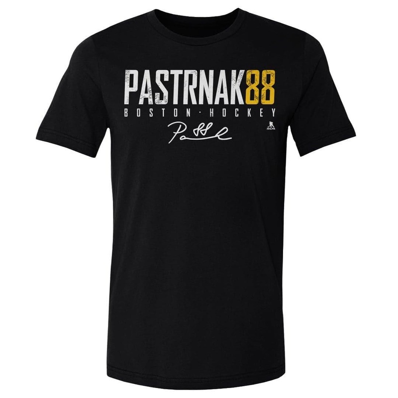 David Pastrnak Boston Bruins 500 Level NHL Elite T-Shirt – Black