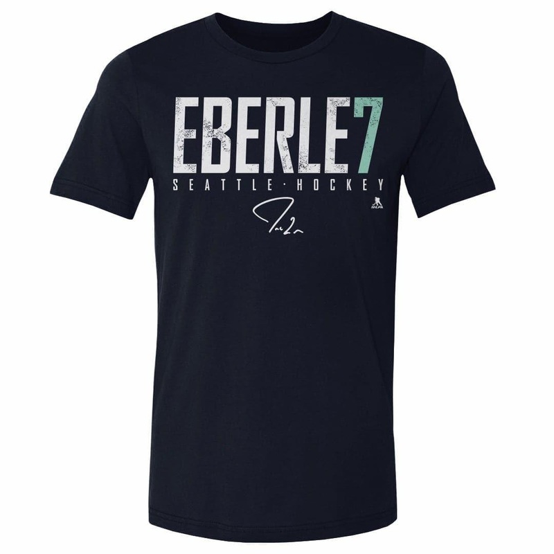 Jordan Eberle Seattle Kraken 500 Level NHL Elite T-Shirt – Navy