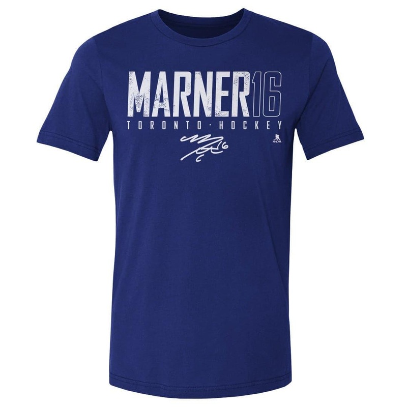 Mitch Marner Toronto Maple Leafs 500 Level NHL Elite T-Shirt – Blue